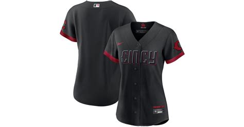 men's cincinnati reds nike black 2023 city connect replica jersey|cincinnati reds nike jersey.